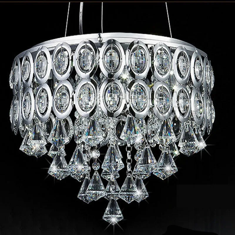 Guranteed 100 Modern Crystal Lamp dining room Pendant Lights indoor lighting