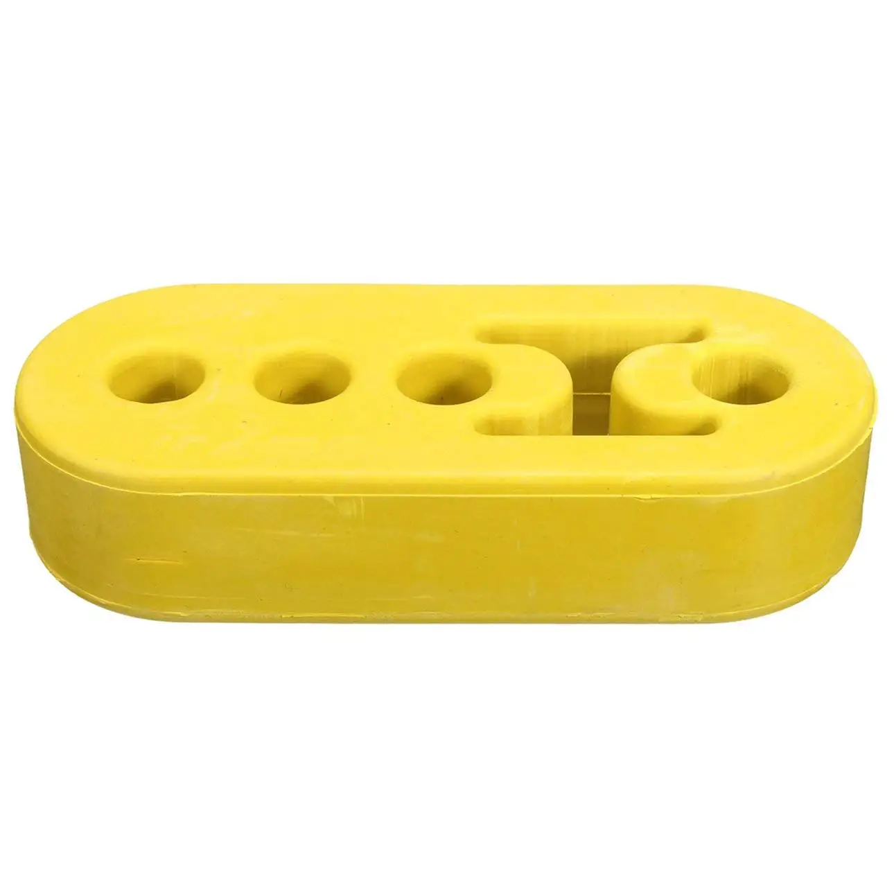 Автомобильный выхлопной трубы Таль 4 отверстия удлинение резиновый усиленный Регулируемый тишина крюк Висячие уха - Цвет: Yellow
