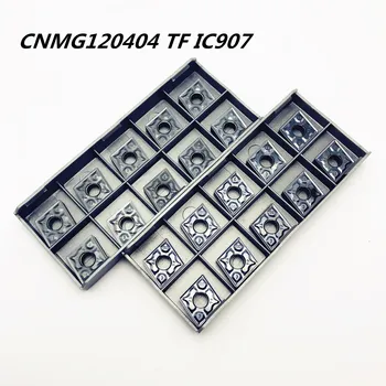 

50PCS Lathe tool CNMG120404 TF IC907 New Carbide tool metal turning tools CNMG120404 CNC machine tool parts milling cutter