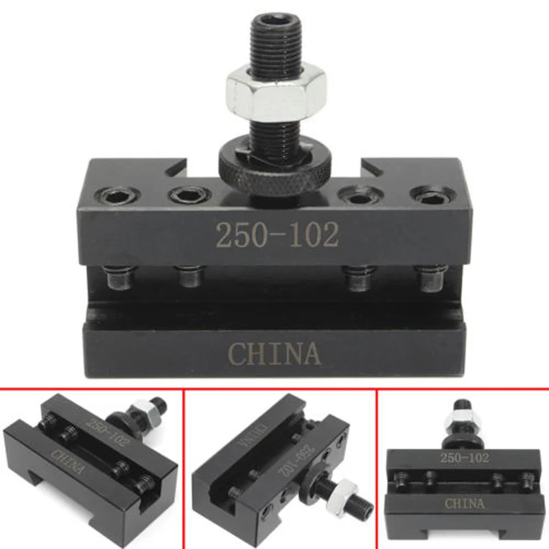 

AXA #2 250-102 Quick Change Turning Bore Facing CNC Lathe Tool Kit Post Holder