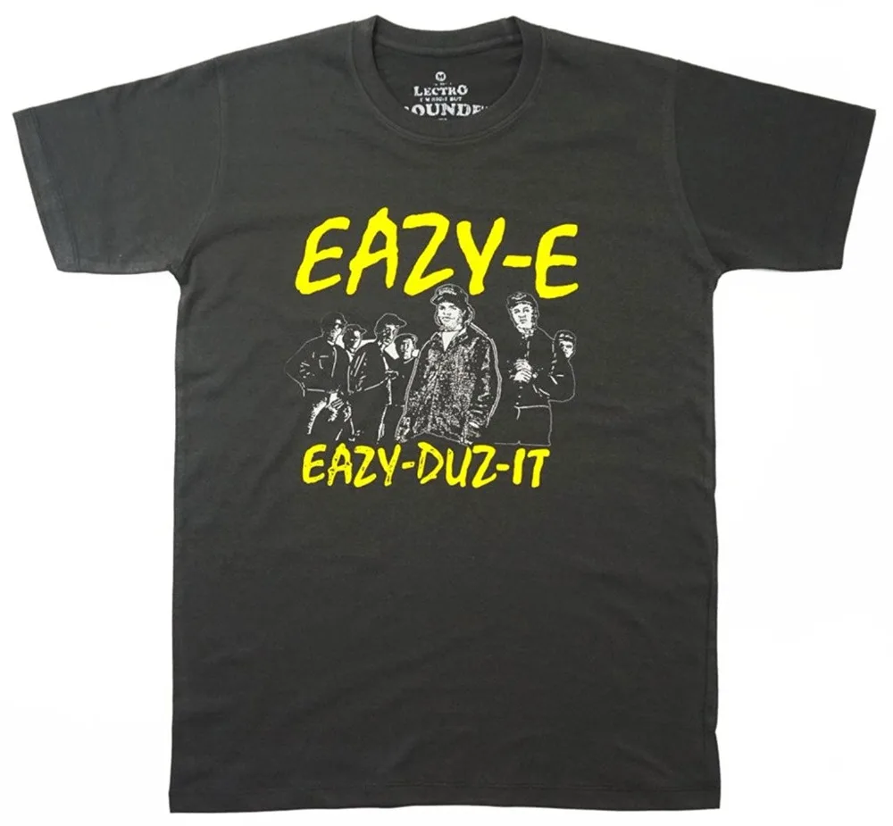 Мужской рэпер Eazy E в стиле хип хоп group N.W.A лето 2019 Футболка Футболка|eazy e|fashion t-shirttee