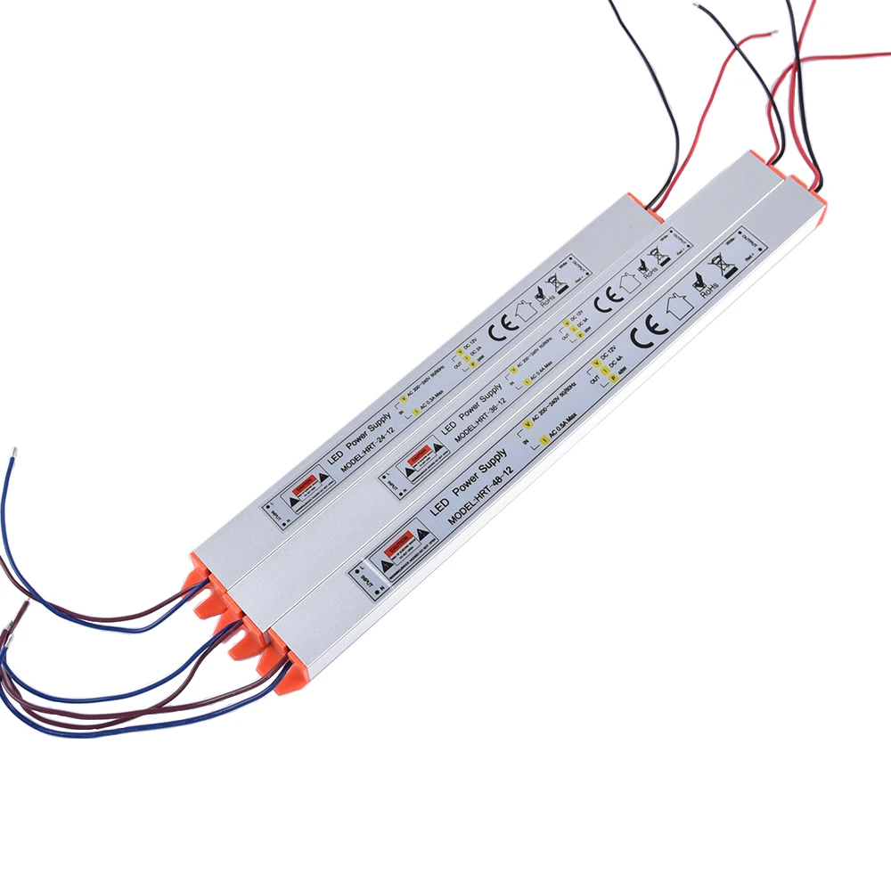 2A 3A 4A LED Power Supply Ultra Thin LED Driver Power Adapter Slim Transformer Switching 220 to 12V for LED Strip Light Box Sign 12v 2a iron case power supply transformer for surveillance camera led light