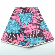 6 ярдов/лот хлопок африканская настоящая восковая печать Ткань 6 ярдов лучшие Африканские Восковые принты ткань