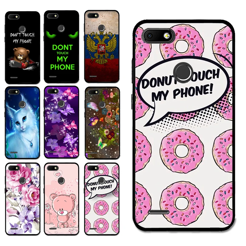 

For BQ 5512 Sweet Donut Case Cute Silicon TPU Cover for BQ 5512L STRIKE FORWARD Don't touch Shell Bag Housing