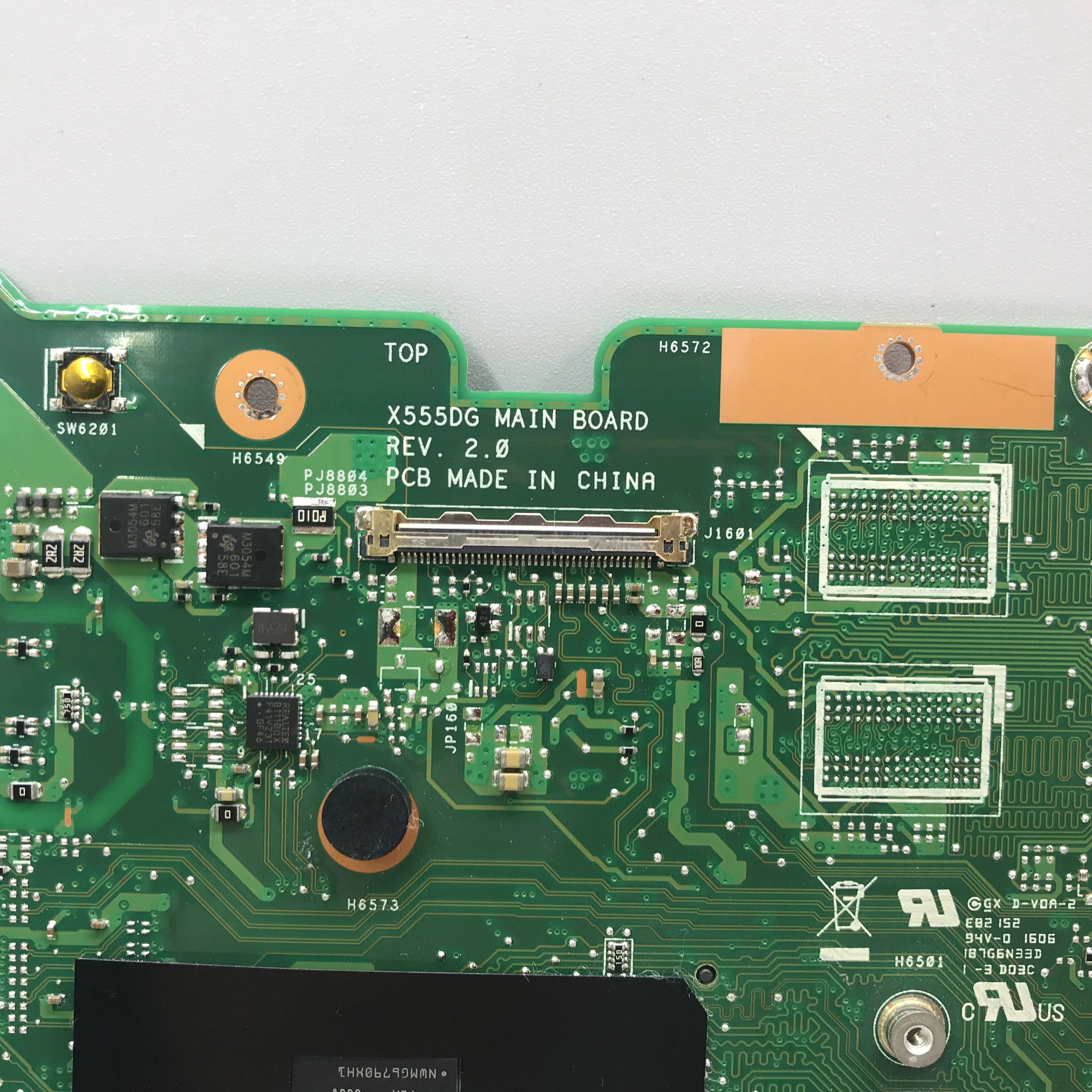 KEFU X555DG материнская плата для ASUS X555YI X555YA X555D A555DG X555QG X555Y ноутбука E1 7010 4 Гб REV2.0