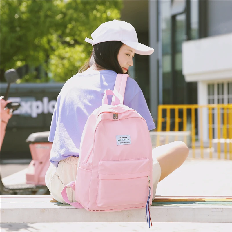 2019 las nuevas mujeres mochila borla carta Japón anillo de viaje mochila mujer cinta chica mujeres mochila Mochilas mochila bolsa de hombro 2019 las nuevas mujeres mochila borla carta Japón anillo de viaje mochila mujer cinta chica mujeres mochila Mochilas mochila bolsa de hombro