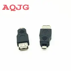 Высокое качество USB Женский к Micro USB Мужской 5 контактный адаптер конвертер компьютерный адаптер Оптовая Продажа Usb 2,0 к Micro usb женский