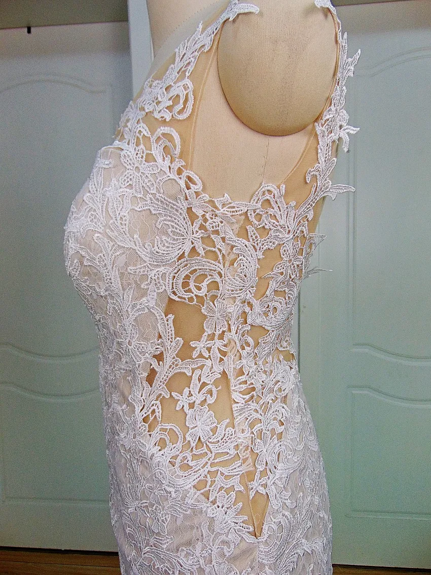 Robe de soiree сексуальное кружевное свадебное платье русалки с уникальным кружевом платье невесты Часовня Поезд Vestidos de noiva