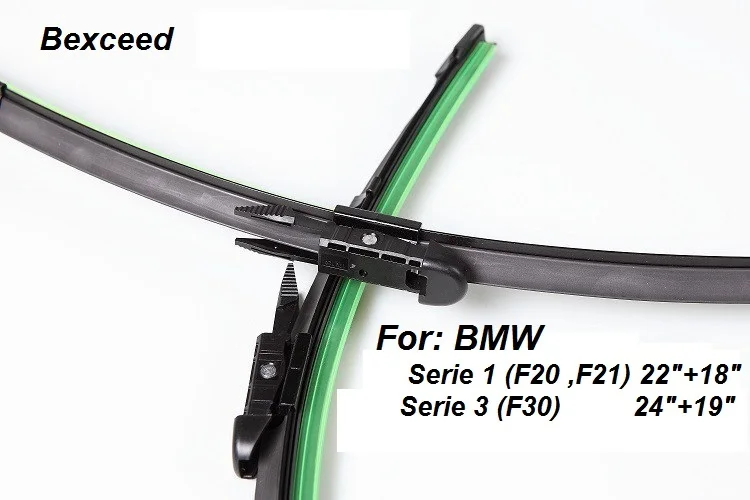22"+18" High Quality Flat Wiper Blade For BMW Serie 1 (F20, F21) & 24