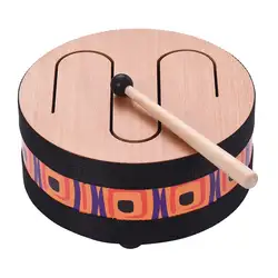 8 дюймов деревянный напольный барабан сбор карнавальный ритм ударный музыкальный инструмент для детей