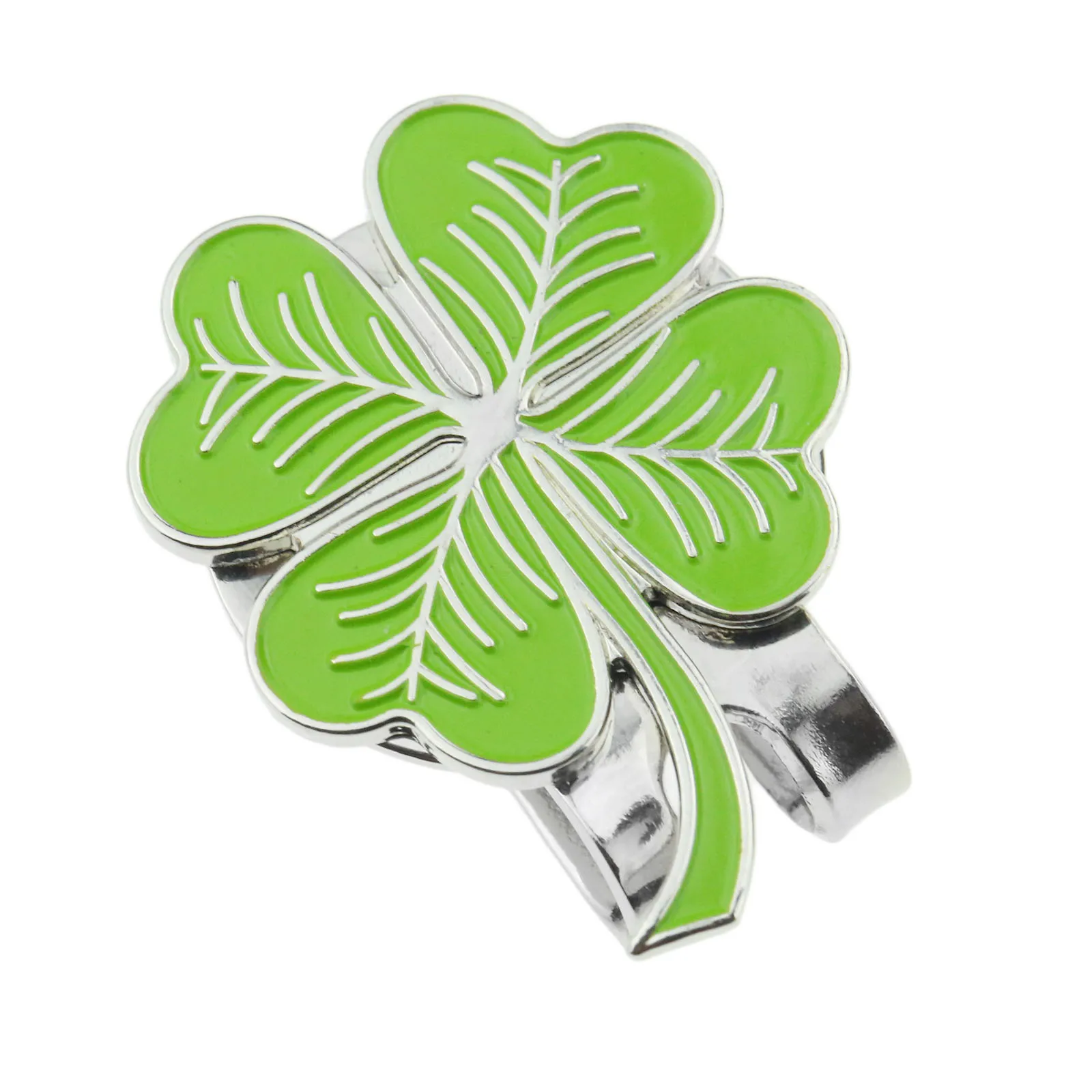 Gohantee أربع أوراق البرسيم تصميم المغناطيسي كرات الجولف علامة مع قبعة قناع مقاطع إكسسوارات الغولف محظوظ نمط قبعة الديكور