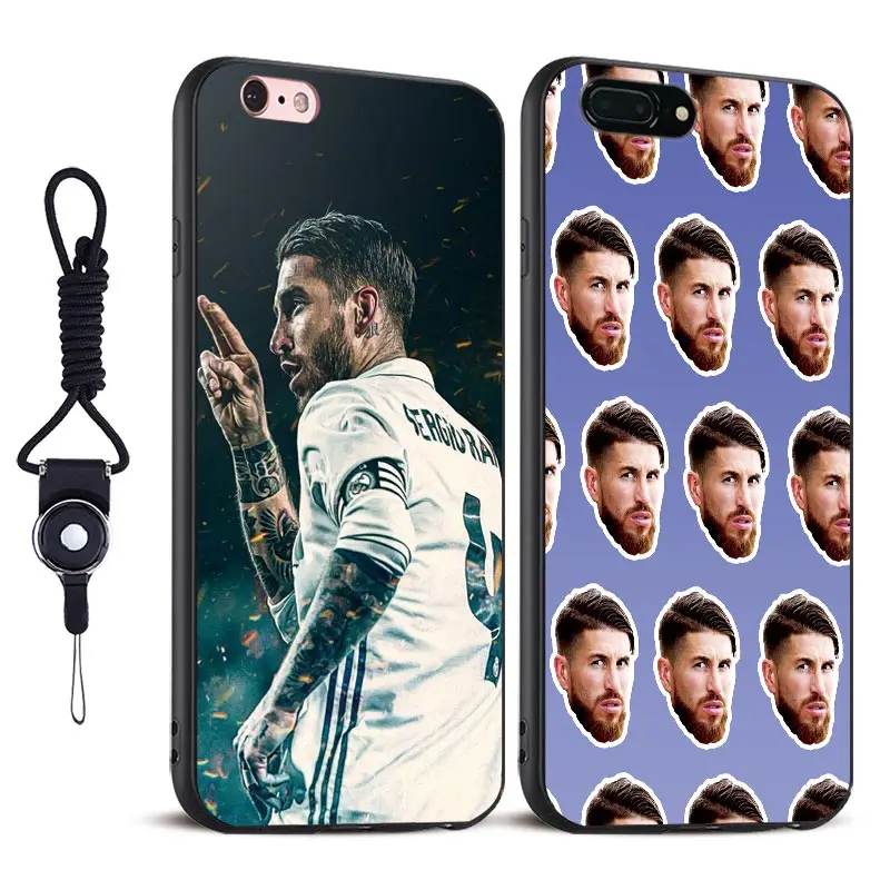

Sergio Ramos SR4 Coque Tpu Soft Silicone Phone Cases Cover Bag For Apple iPhone X 8Plus 8 7Plus 7 6sPlus 6s 6Plus 6 5 5S SE