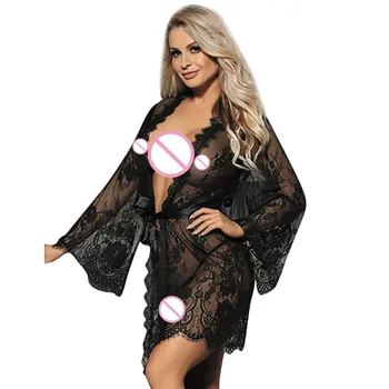 

sleepwear women sexy baby doll sexy lingerie sexy night Dress Bow Temptation Underwear Jumpsuits Brief G-string#g20