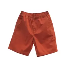 Хлопок М-5xl сезон: весна–лето мужские повседневные шорты элистичные, средней, посадки Чино шорты для бега Пляжные шорты