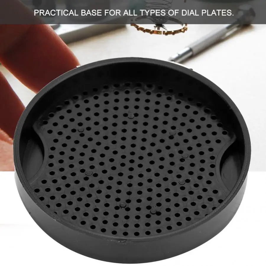 Профессиональный 7153 часы с поддержкой циферблата основание держатель Часовщик Высокое качество pu кожа часы часть ремонт инструмент для часовщиков