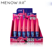 24 шт./компл. макияж глаз черная жидкая подводка для глаз Водонепроницаемый жидкая подводка для глаз карандаш жидкий карандаш для бровей матовая подводка для глаз, фирменная губная помада, макияж