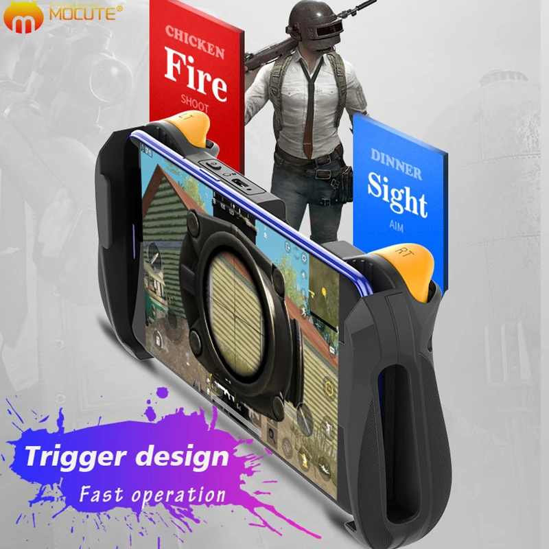 MOCUTE 057 Bluetooth 4.0 Gamepad PUBG Controller PUBG Mobile Triggers Joystick Wireless Joypad For iPhone XS For Android Tablet MOCUTE 057 Bluetooth 4.0 Gamepad PUBG Controller PUBG Mobile Triggers Joystick Wireless Joypad For iPhone XS For Android Tablet