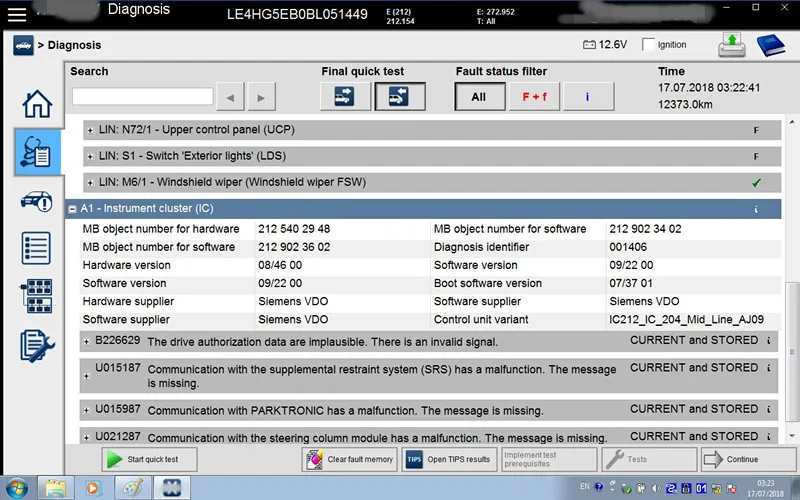 MB Star C5 диагностический инструмент с DAS/X/EWA/HHT DTS Enginner функции SSD WIN7 в CF-19 i5 ноутбука