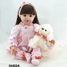 Силиконовая виниловая кукла-Реборн, Реалистичная, для новорожденных, для малышей, имитация куклы, принцесса, brinquedos, год, рождественские подарки для детей