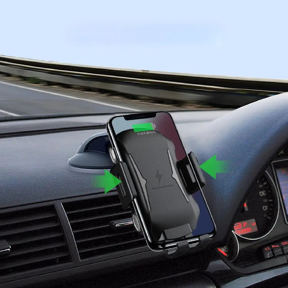 

Car Universal Intelligent Induction Wireless Charger Phone Bracket Mount Car Air Vent