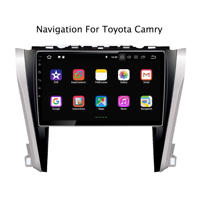 Top 10.1Inch PX30 Android 9.0 Car DVD Multimedia Player For Toyota Camry 2015 2016 GPS Navigation Radio Stereo Audio 5