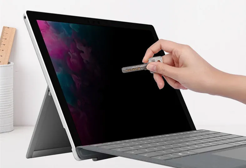 Для microsoft Surface Pro 3/4/5/6/7/GO/NEW PRO антибликовое закаленное стекло для ноутбука четырехсторонняя Защитная пленка для книги конфиденциальности