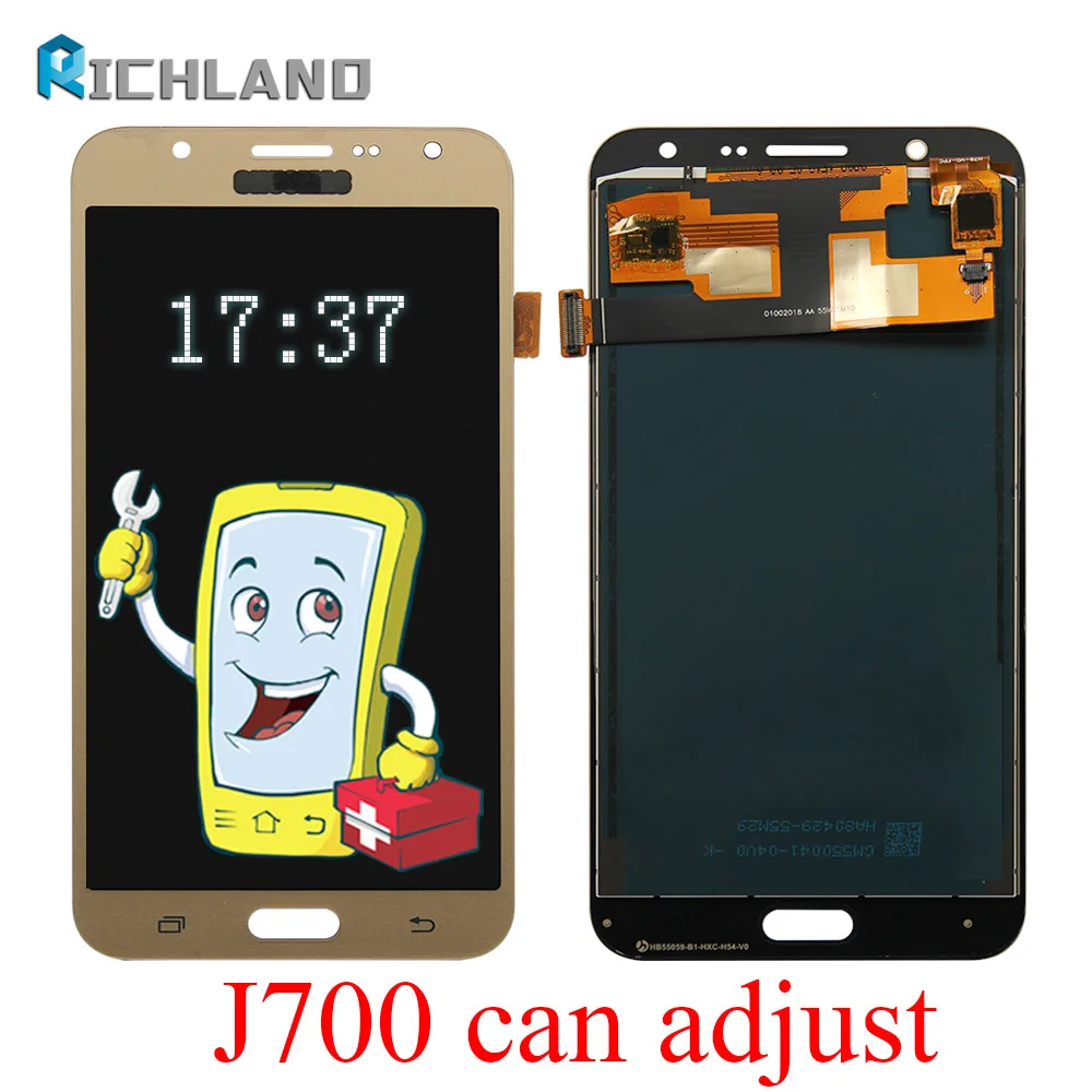 

5.5" LCD J700 For SAMSUNG Galaxy J7 2015 Display Touch Screen Digitizer Assembly Replacement Parts For J700 J700F J700M J700H
