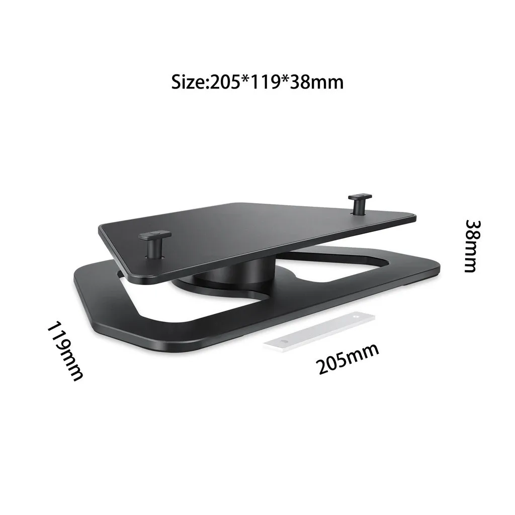 BINMER Алюминиевый Стенд держатель для Amazon Echo Show Stand 2-го поколения горизонтальный 360 Вращение наклона стенд с прецизионным подшипником