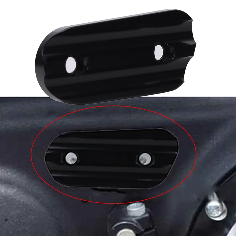 Motorcycle Aluminum Finned CNC Chain Inspection Cover For Harley Sportster XL883 XL1200 2004 UP