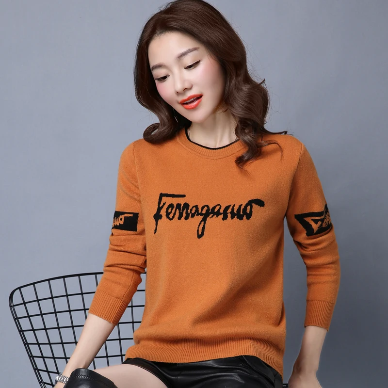 

2019 casual sweater, autumn winter sweater, women's short, loose Korean version, jacket, warm and bottoming shirt.