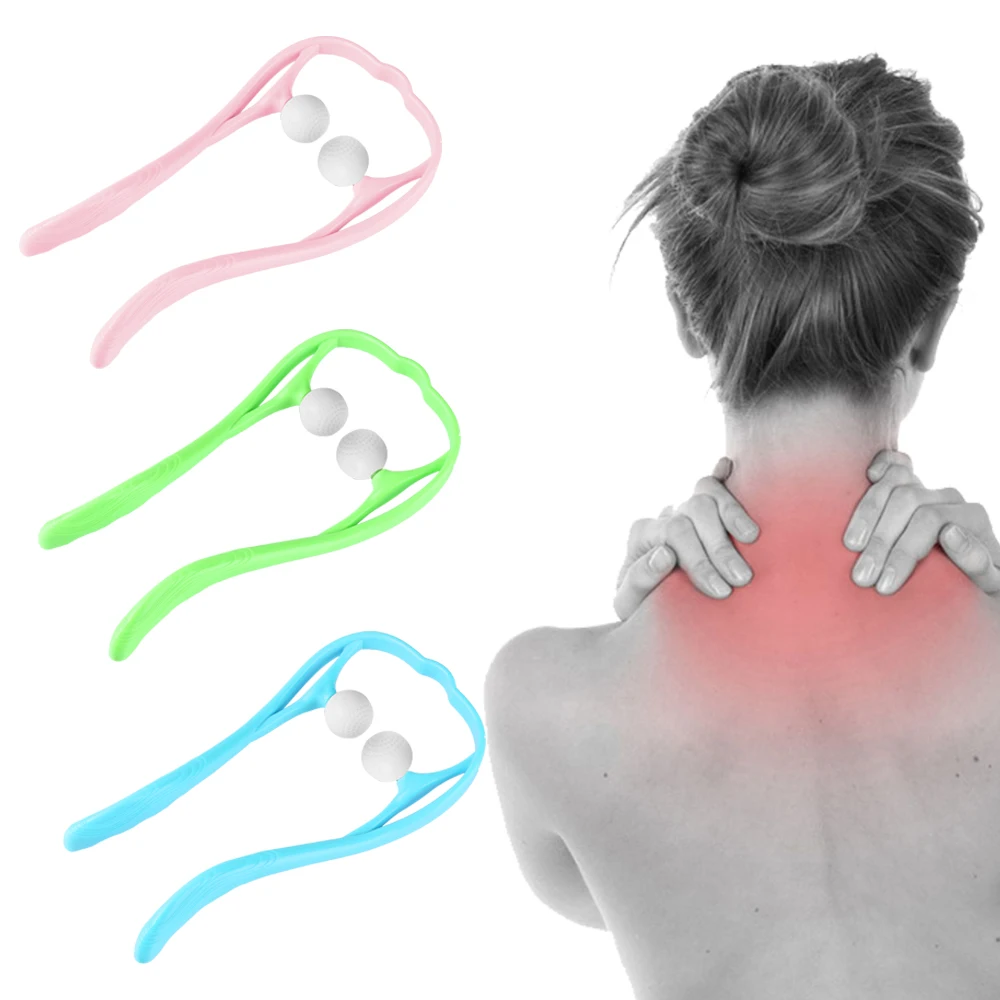 DIY Neck Massager for Neck and Shoulder Dual Trigger Point Self Massage