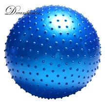 Разноцветные спортивные мячи для йоги с точечным сообщением Фитнес Бодибилдинг тренировочный мяч для пилатеса Fitball 65 см 75 см 95 см