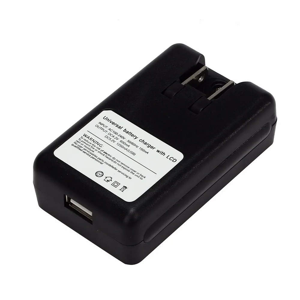 DC 4 2 V выход универсальное зарядное устройство Высокое качество US Plug ЖК экран USB