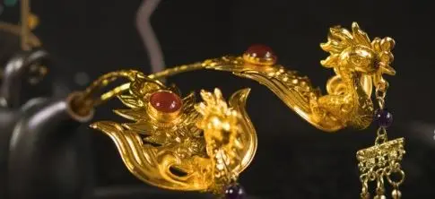 LYZ Tao Hua Du Ming Dynasty Тиара для волос набор Китайский винтажный ручной резной головной убор невесты Свадебный DiJi Макияж для волос ювелирные изделия - Цвет: stick 2pcs no tassel