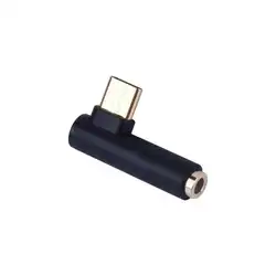 Тип-c до 3,5 разъем для наушников кабель L Тип USB C до 3,5 мм AUX аудионаушники с кабелем адаптер для Huawei Mate 10 P20 Xiaomi Mi 6