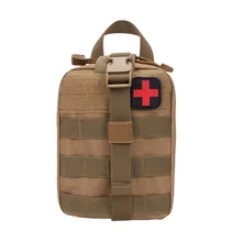 Outdoor Utility Tactical Pouch Medical First Aid Bag Kit Medical Patch Cover Emergency Survival Hunting Package New