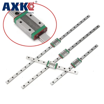 

3D print parts cnc AXK MGN12 12mm miniature linear rail slide 1 Set=3pcs 12mm L-800mm rail+3pcs MGN12H carriage