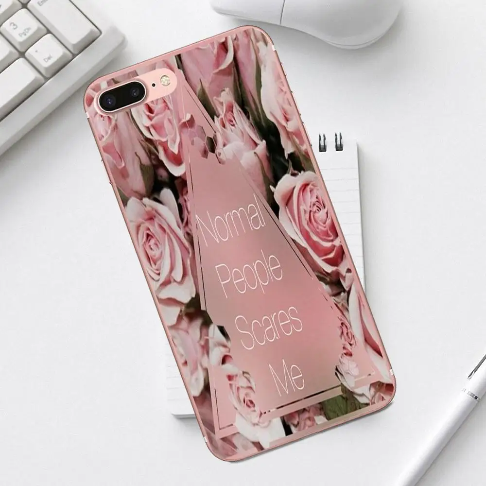 Qdowpz ТПУ чехол для iPhone X XS Max XR 4 4S 5 5C SE 6 6S 7 8 Plus Galaxy A3 A5 J1 J3 J5 J7 2017 нормальные люди