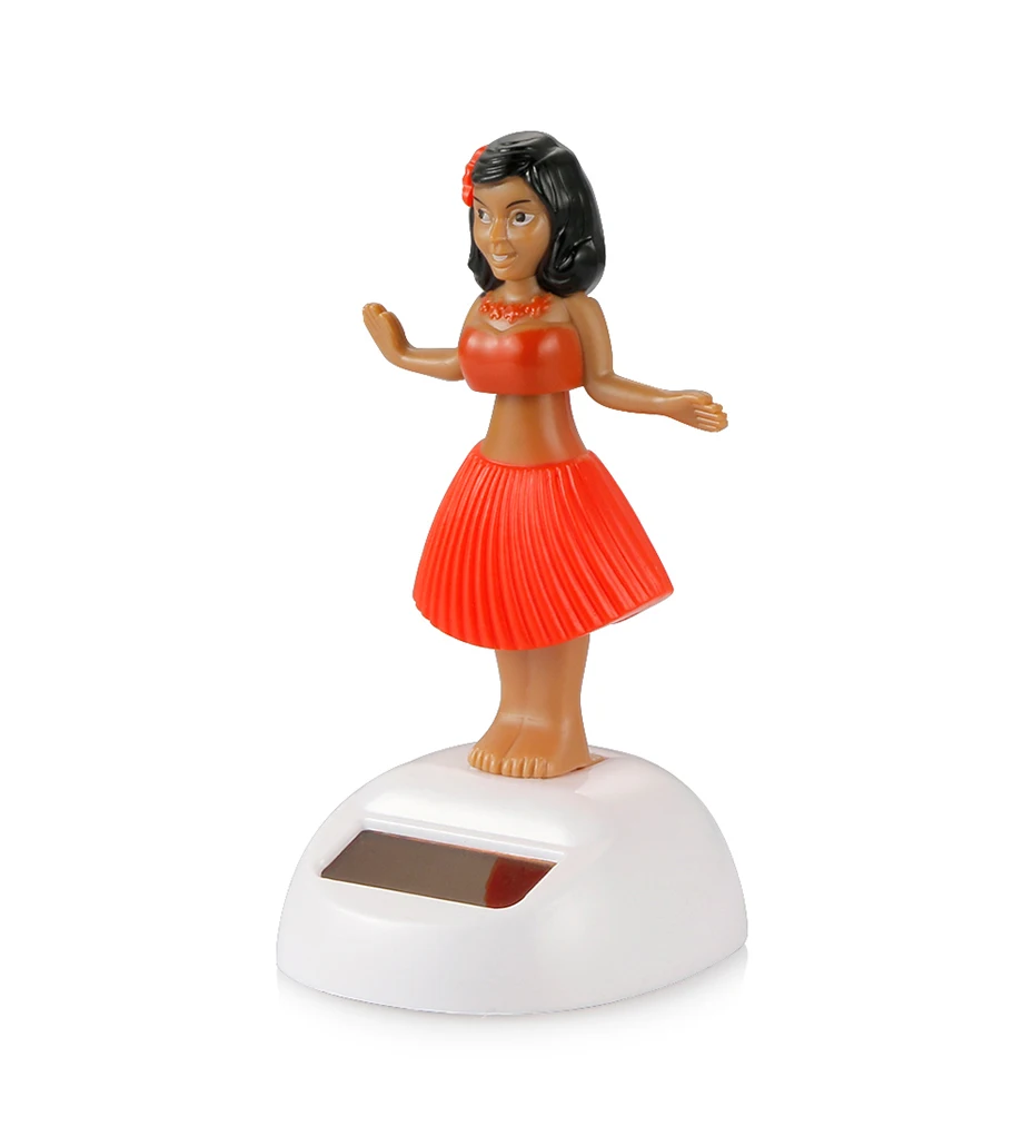 Car Ornament Dancing Hula Girl Swinging Bobble Toy Gifts Automobiles Decoration Auto Interior Home Decor Solar Girls Accessories (14)