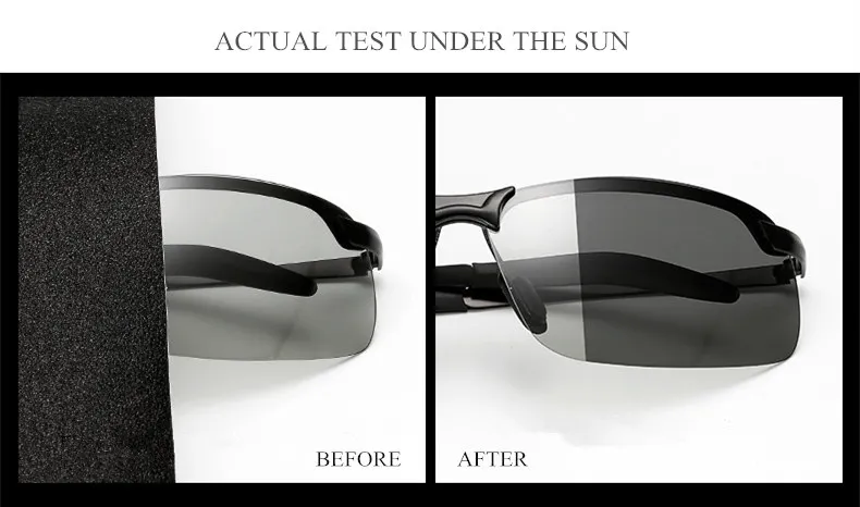 NYWOOH фотохромные солнцезащитные очки, мужские поляризованные очки Хамелеон для вождения, мужские солнцезащитные очки, меняющие цвет, день, ночное видение, очки для вождения