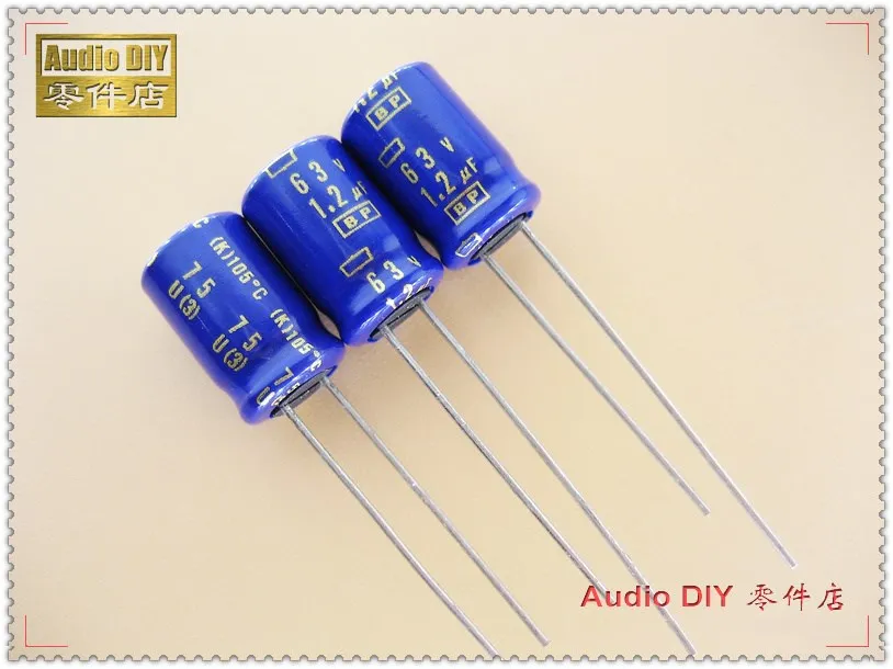 

20PCS/100PCS NIPPON BP 1.2uF/63V 10% copper-free audio with non-polar capacitor