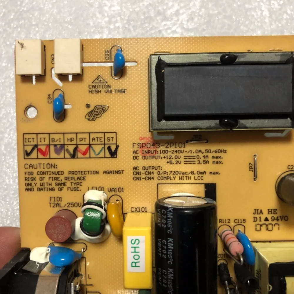 power board for Good quality 90%new FSP043-2PI01 Substitute plate