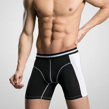 4 шт./партия,, боксеры Longue Homme, мужские трусы-шорты, Трусы-слипы, мужское нижнее белье, мужские трусы-боксеры, мужское нижнее белье, мужские боксеры