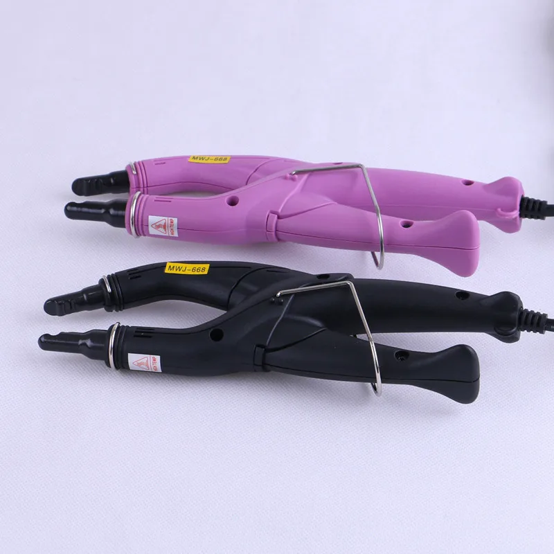 1PC Loof Hair Extension Fusion Iron Temperature Control Melting Hair Extension Connector Heat Iron For Prebonded Tip Hair