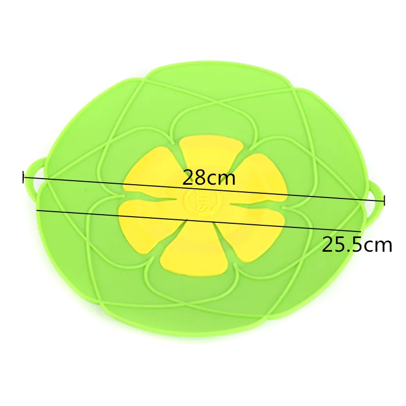 Кухонные инструменты в форме цветка силиконовый ограничитель проливания крышки анти-перелива крышки для различных размеров горшка предотвращает ожоги