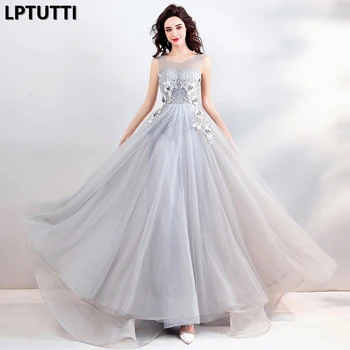 

LPTUTTI Beading Appliques New For Women Elegant Date Ceremony Party Prom Gown Formal Gala Events Luxury Long Evening Dresses
