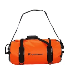 Wasserdichte satteltasche mit ringe 500D PVC-plane männer frauen 50L/60L reisen packsäcke marke mode zweck schulter TB001