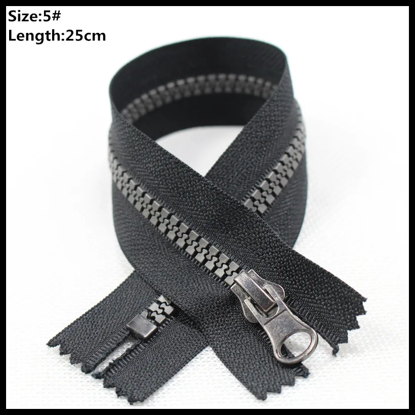 wholesale 5 25cm 5pcs black Nylon Coil Beautiful Zippers for DIY bag