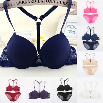 

2Pcs/set Sexy Women Bra & Lingerie Underwear Push Up Lingerie Underwear Set Plus Size Women Underwire Seamless Bras and Lingerie