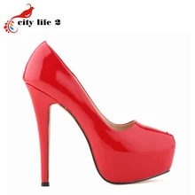 Large Size 40 42 font b Women b font Pumps Nightclub High Heels Shoes Waterproof Sapatos